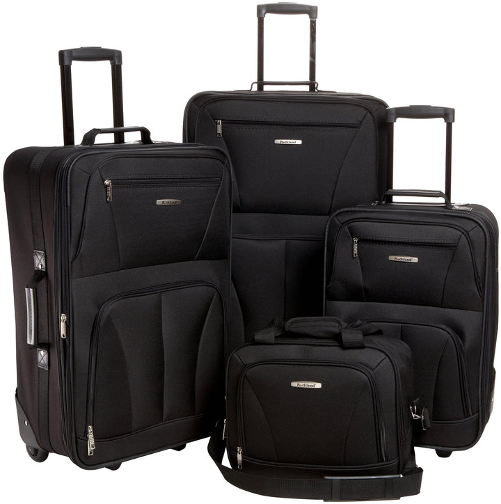 Rockland Luggage Journey Softside Stand-Set, Schwarz , Einheitsgrösse, Journey Softside Gepäck-Set E