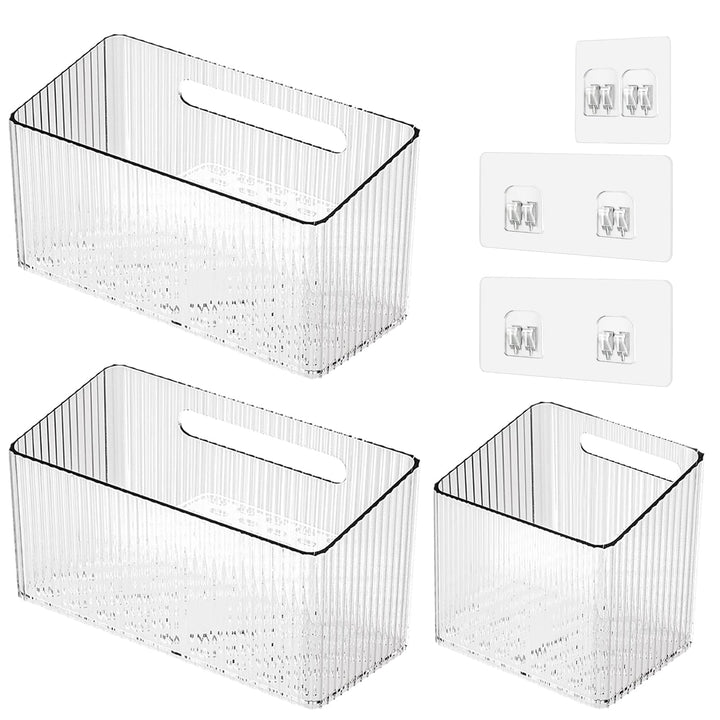 3 Stück Küchenschranktür Organizer Küchenschranktür Aufbewahrungsbox Selbstklebendes Wandmontierte A