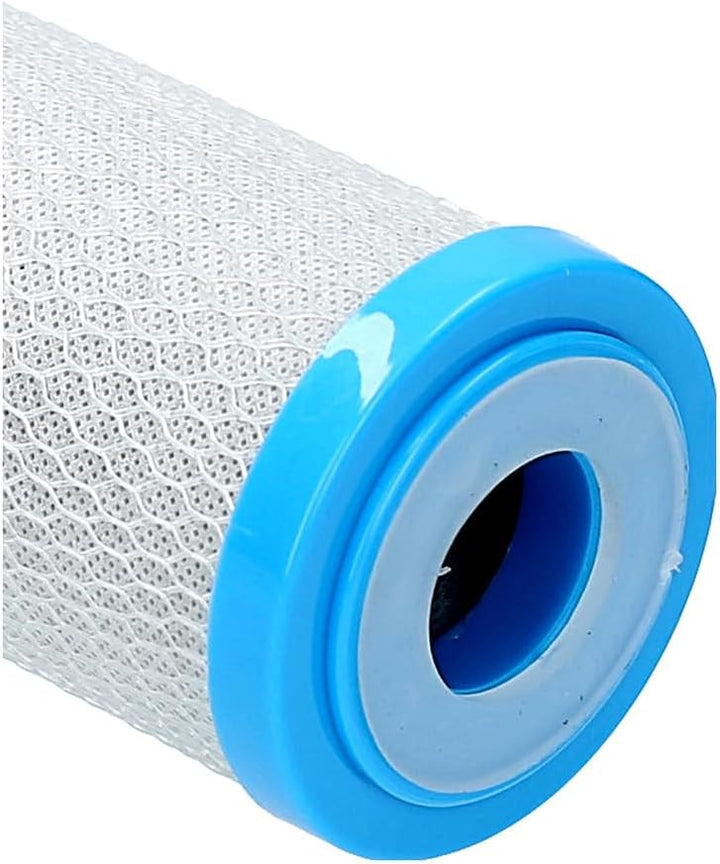 10x Wessper 10" Aktivkohle Filter für Umkehrosmose, Kokos Filterkartusche, Wasserspeiseleitung & Par