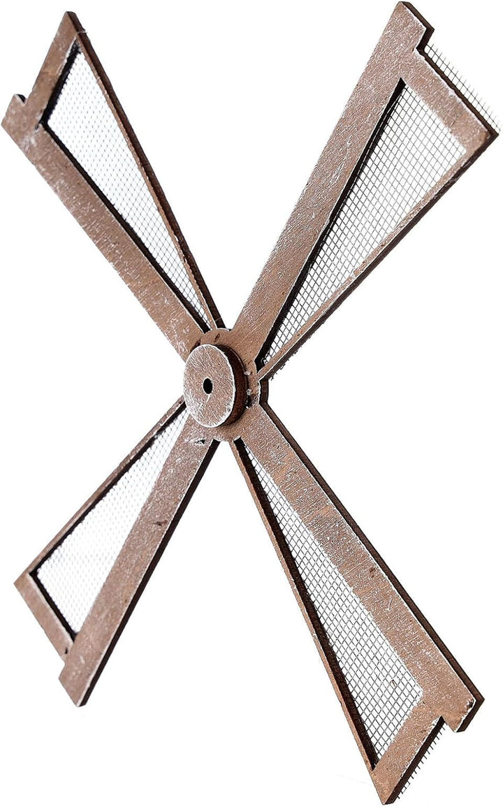 Holyart Mühlenflügel für Windmühle im mediterranen Stil, 20 cm