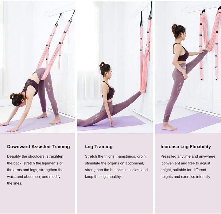 KimDaro Taille Rücken Bein Stretch Strap/Yoga Fitness Band Bein Stretching Assist Trainer Yoga Stret