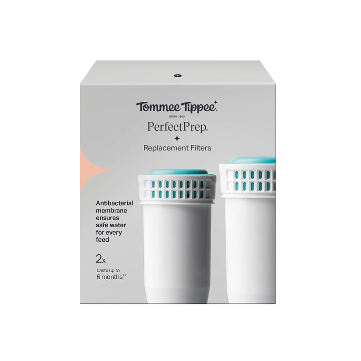 Tommee Tippee Perfect Prep-Ersatzfilter, Packung mit 2, Kompatibel mit allen Perfect Prep-Maschinen,