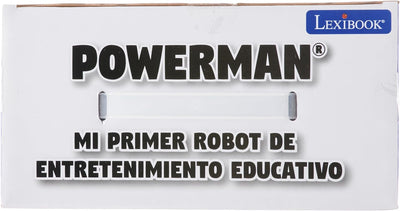 Lexibook Powerman Roboter, Weiss (ROB50ES) - Spanische Version, ROB50ES