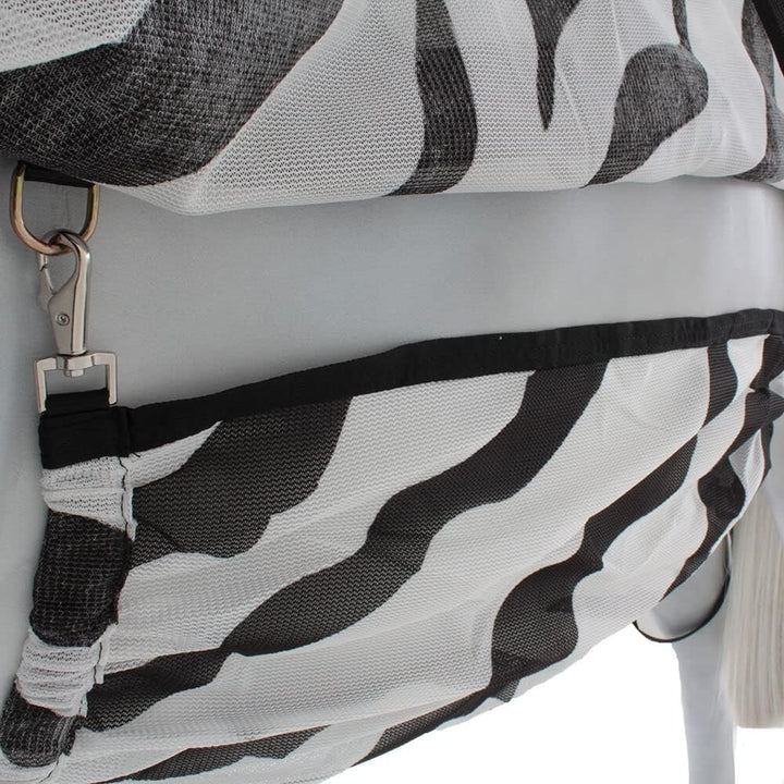 Bucas Buzz-Off Rain Zebra & Neck Zebra 130 cm / 5'9, Zebra 130 cm / 5'9