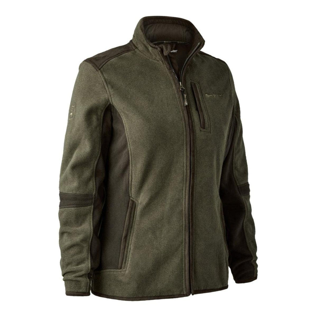 Deerhunter Lady Pam Bonded Fleece Jacket Graphite Green 38, 38