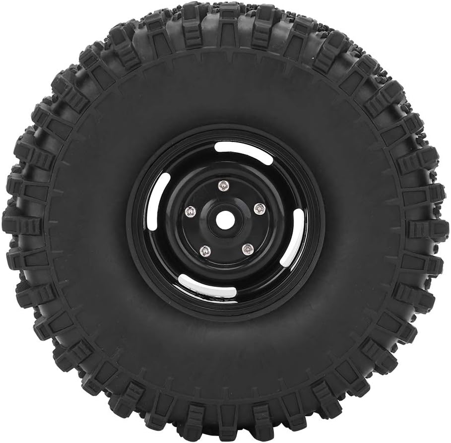 4 Stück 1.9-Zoll-Felgengummi-Reifenhaut,1/10 RC-Reifen, aufblasbare Reifen-Upgrade-Ersatzteile Remot