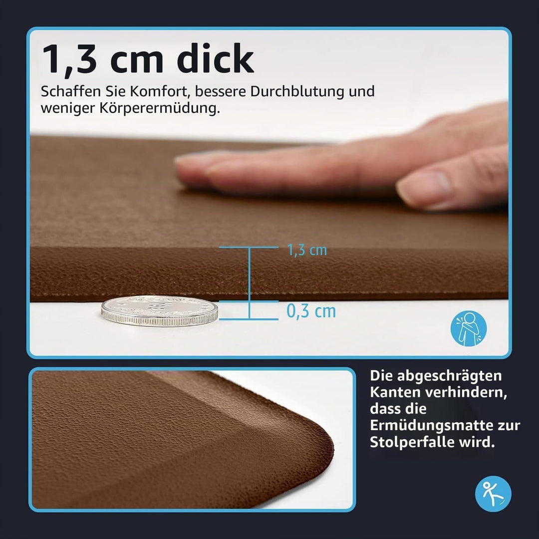 Art3d Anti-Ermüdungsmatte Komfortmatte gepolsterte Küchenmatte rutschfestes Schaumstoff-Komfortkisse