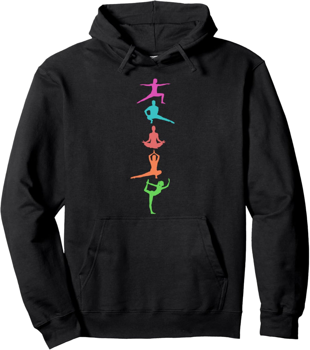 Yoga Posen Sport Namaste Meditation Entspannung Sportlich Pullover Hoodie