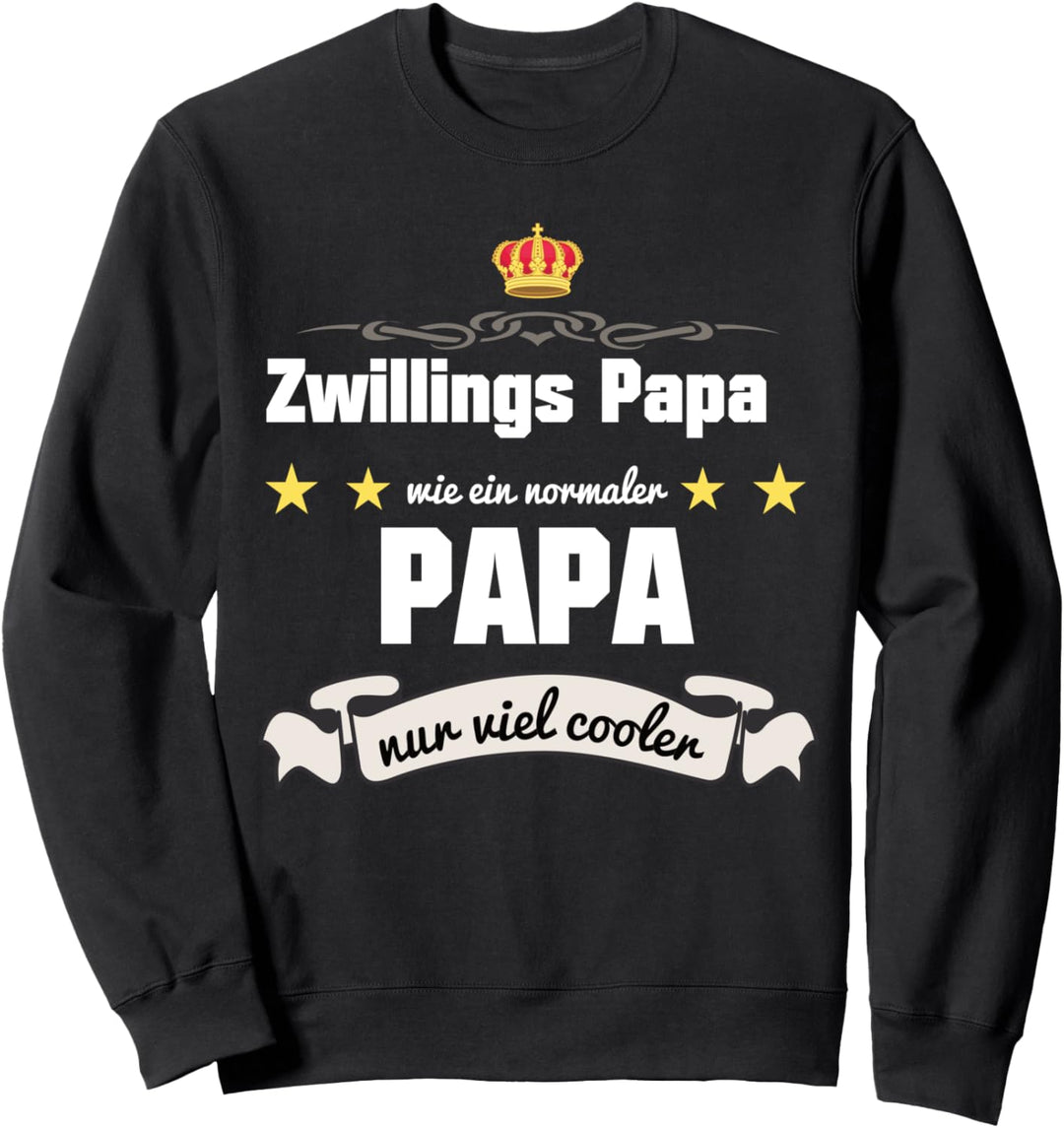 Zwillings Papa Vatertag Zwillingspapa Sweatshirt