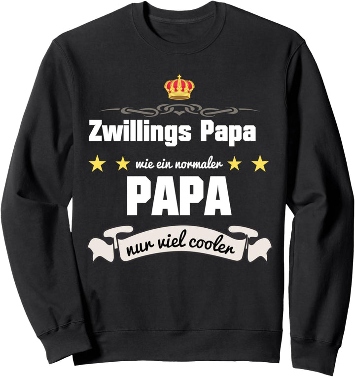 Zwillings Papa Vatertag Zwillingspapa Sweatshirt