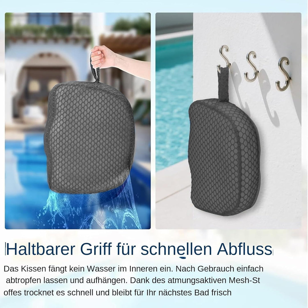 Spa Sitzauflagen Für - Erhöhungssitz Für Erwachsene - 3D Luftmesh Polster Schnelles Absinken Ohne Au