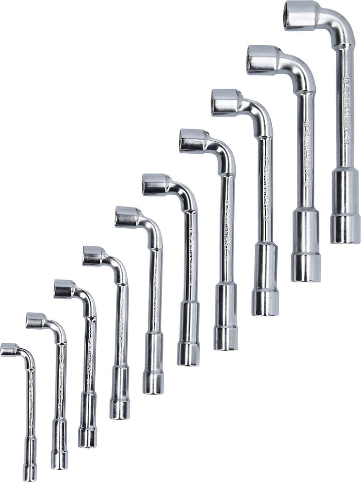 BRILLIANT TOOLS BT015100 Doppel-Steckschlüssel-Satz, 10-tlg [Powered by KS TOOLS] 10-tlg. Satz, 10-t