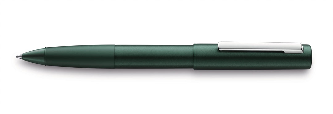 LAMY aion Tintenroller 377 – Rollpen aus nahtlos tiefgezogenem Aluminium in der Farbe Dunkelgrün mit