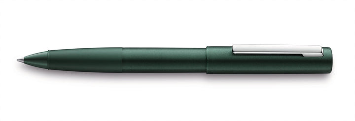 LAMY aion Tintenroller 377 – Rollpen aus nahtlos tiefgezogenem Aluminium in der Farbe Dunkelgrün mit