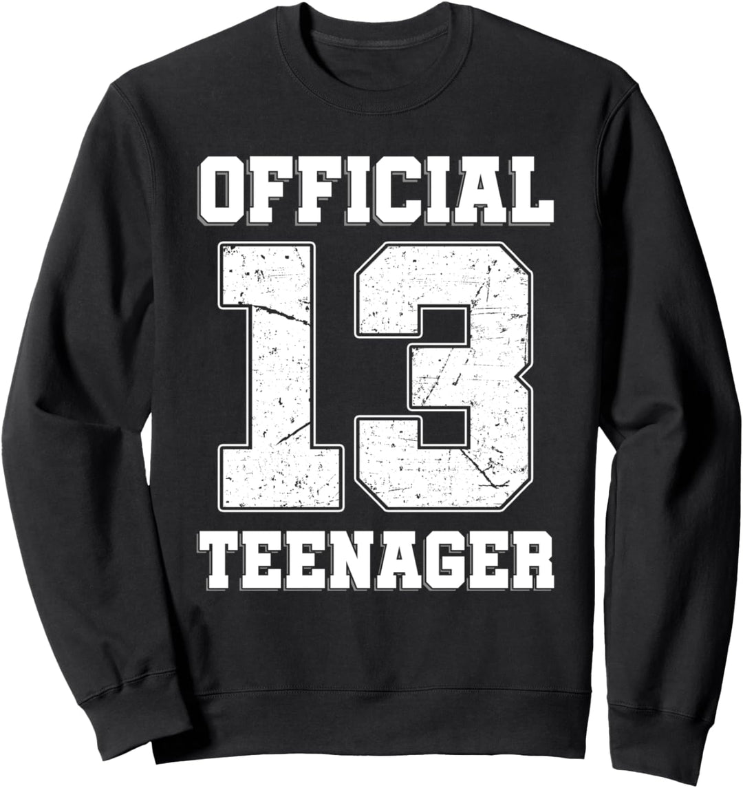 13. Geburtstag Dreizehn Jahre 2008 Offizieller Teenager Sweatshirt
