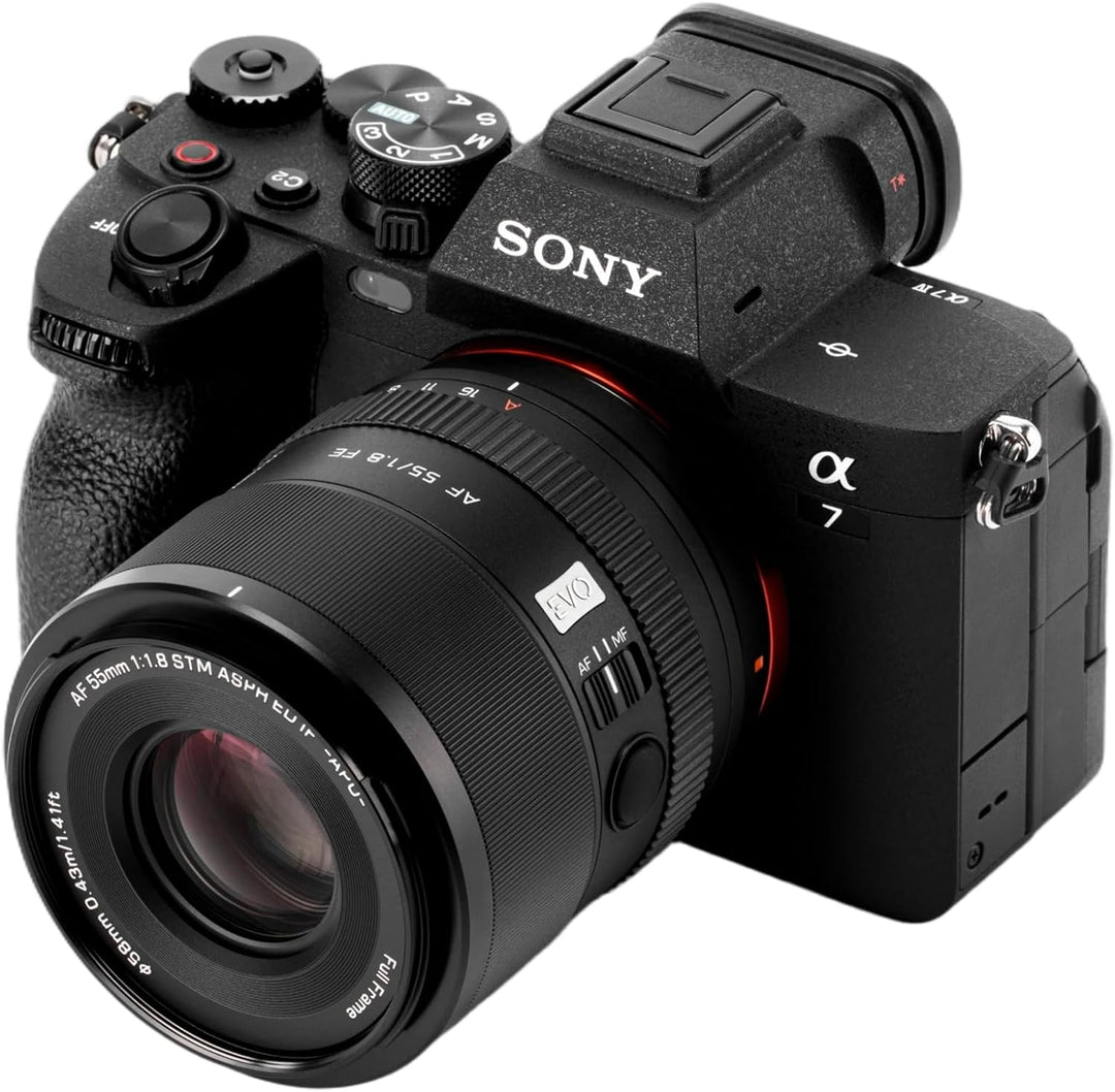 VILTROX APO 55mm F1.8 FE, AF 55mm f/1.8 EVO Objektiv für Sony E Mount, Vollformatobjektiv mit grosse
