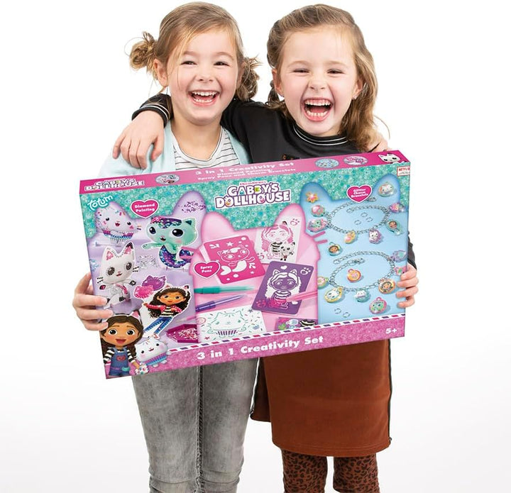 Gabbys Poppenhuis - 3in1 Kreativitätshandwerk Set