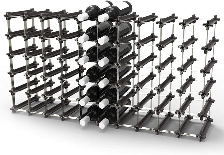 50er Large Kit - modulares Regalsystem für Weinflaschen - praktisches Flaschenregal flexibel erweite