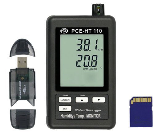 PCE Instruments PCE-HT110 Temperatur- Feuchtelogger/Datenlogger/Feuchtemesser/Temperaturmessgeräte/F