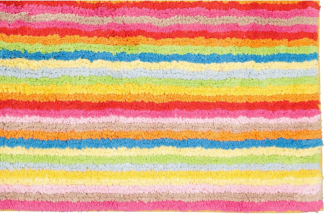 Cawö Badteppiche Lifestyle Streifen 7008 Multicolor - 25 60 x 100 cm (Rechteckig), 60 x 100 cm (Rech