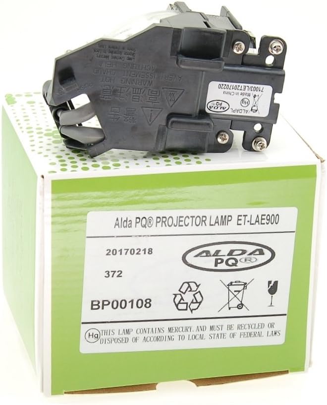 Alda PQ Premium, Beamer Lampe kompatibel mit PANASONIC PT-AE900U, PT-AE900E, PT-AE900, ET-LAE900 Pro