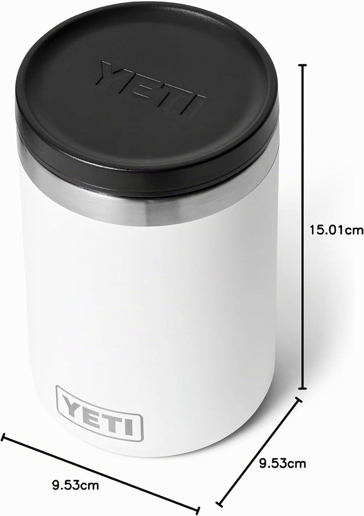 YETI Rambler Isolierter Essensbehälte, White, 16 oz (473 ml), White