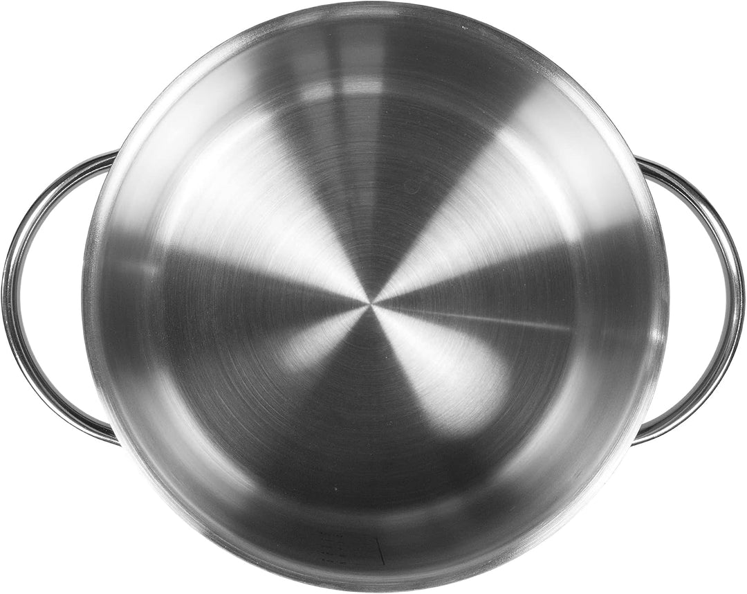 Moneta Allegro Kochtopf 22 cm aus Edelstahl für alle Herdarten 5,9 Liter