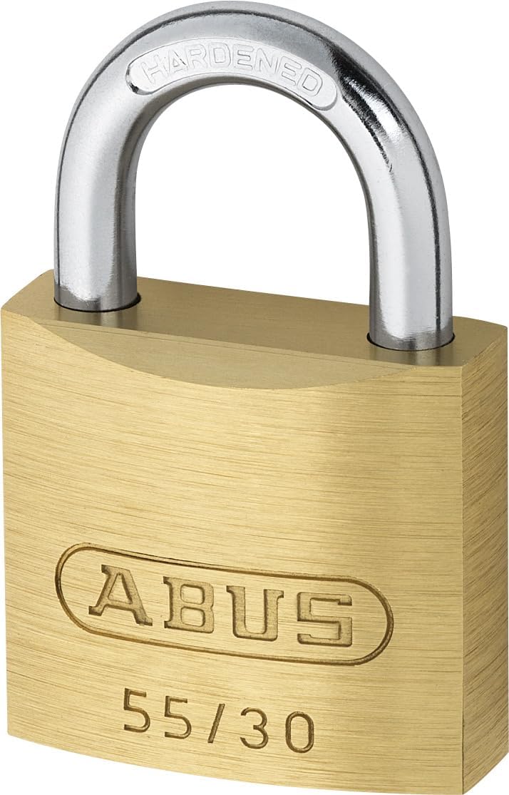 Abus 60028540 Messing-Hangschloss 1 Stück 30mm Verschiedenschliessend, 1 Stück 30mm Verschiedenschli