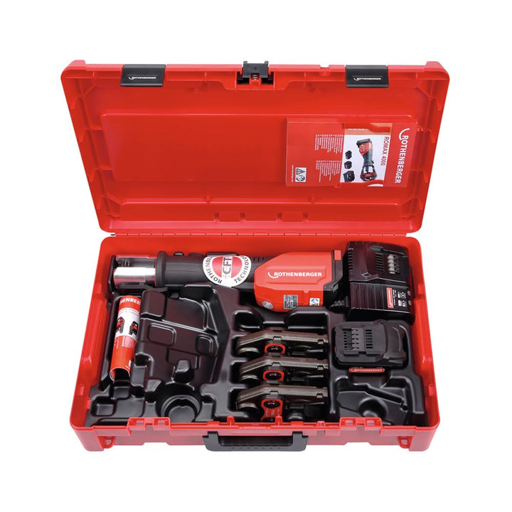 Rothenberger Pressmaschine ROMAX 4000 Pressbacken-Set U16-20-25 mm, 1x4 Ah, EU