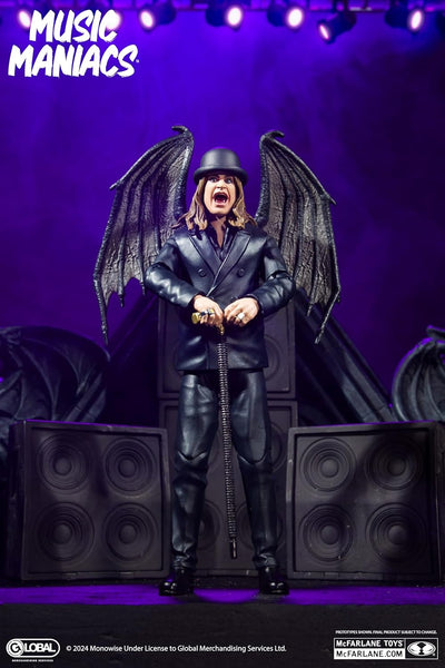 McFarlane Music Maniacs 15.2 cm WV1 - Metal - Ozzy Osbourne - Sammel-Actionfigur mit Zubehör und Kun