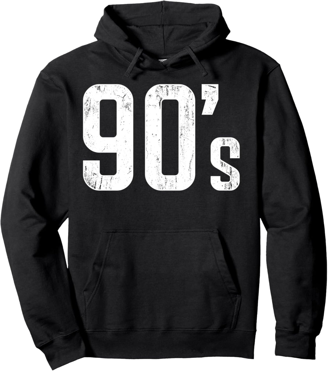 90s 1990er Disco Vintage Retro Party Neunziger Jahre Party Pullover Hoodie