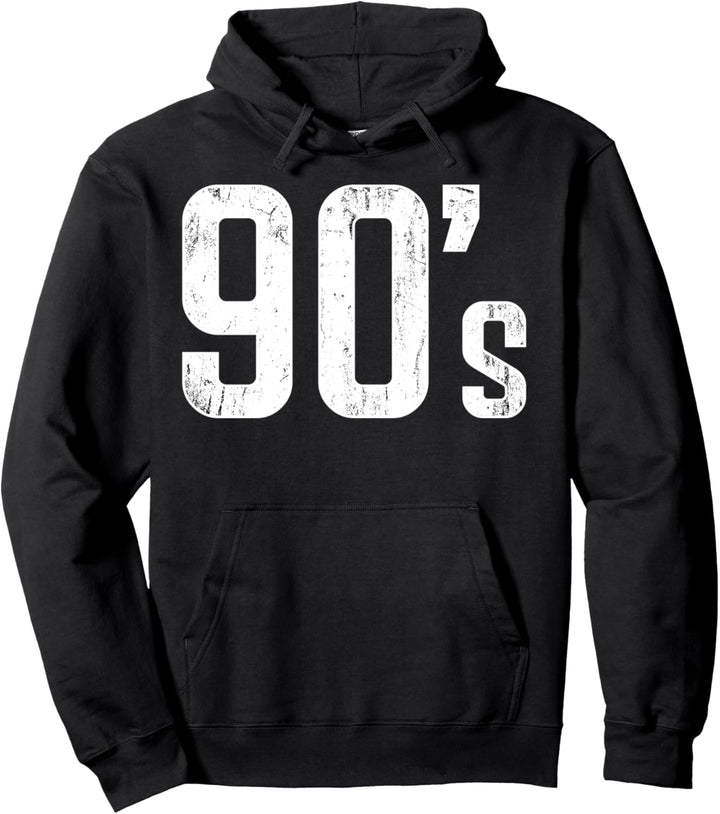 90s 1990er Disco Vintage Retro Party Neunziger Jahre Party Pullover Hoodie