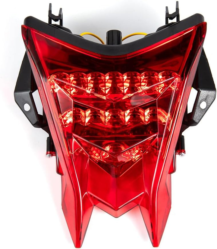 12V Motorrad Rücklicht LED Bremslicht Kennzeichenbeleuchtung Rotlicht Kompatibel mit HP4 S1000R S100