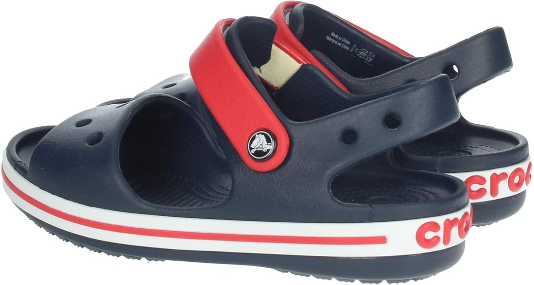 Crocs Unisex Kinder Crocband Kids Sandalen 29/30 EU Navy Red 001, 29/30 EU Navy Red 001