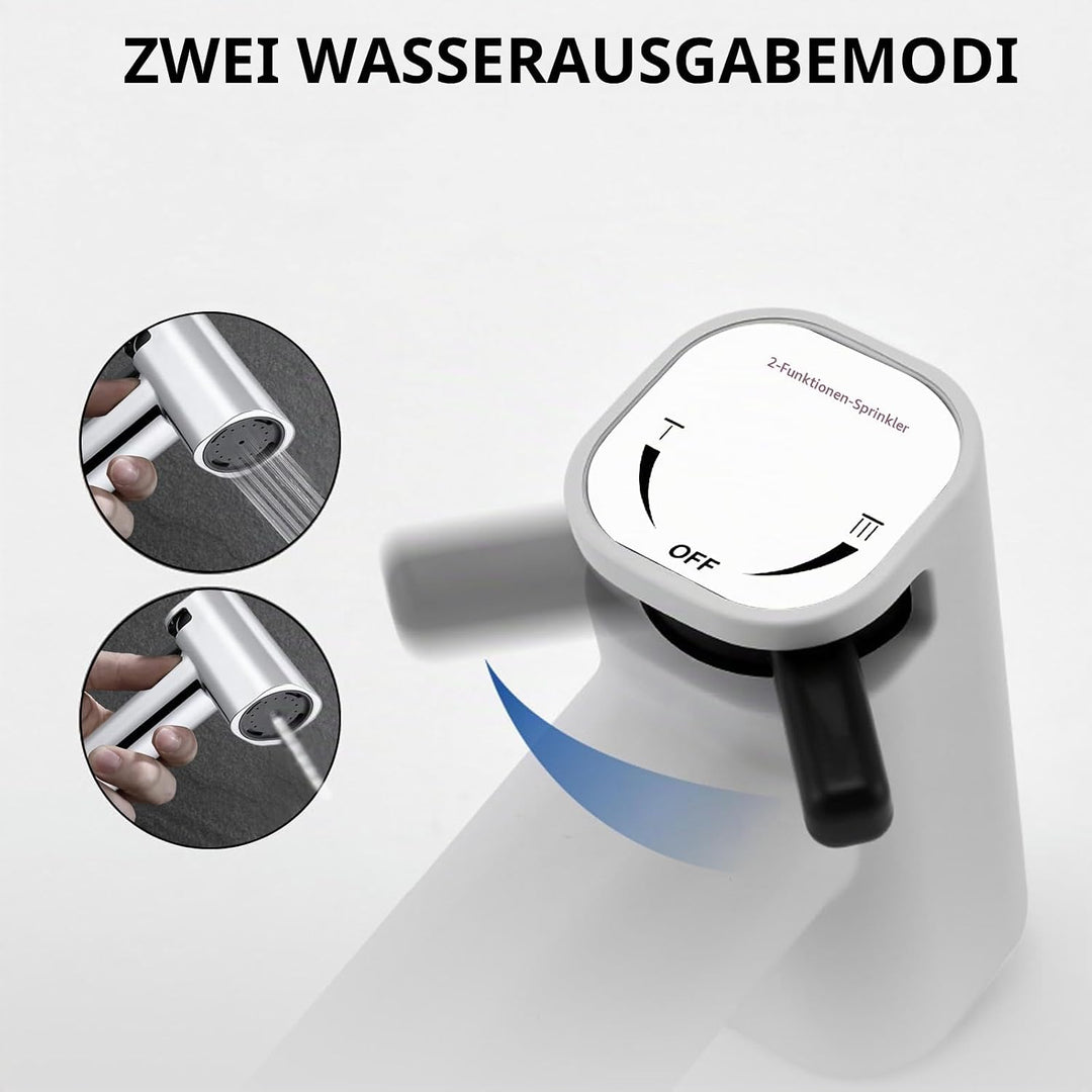 Bidet Handbrause Set, Dual-Jet-Modus, ABS-Sprühkopf mit erhöhtem Druck, Baby-Stoffwindel-Sprühset mi