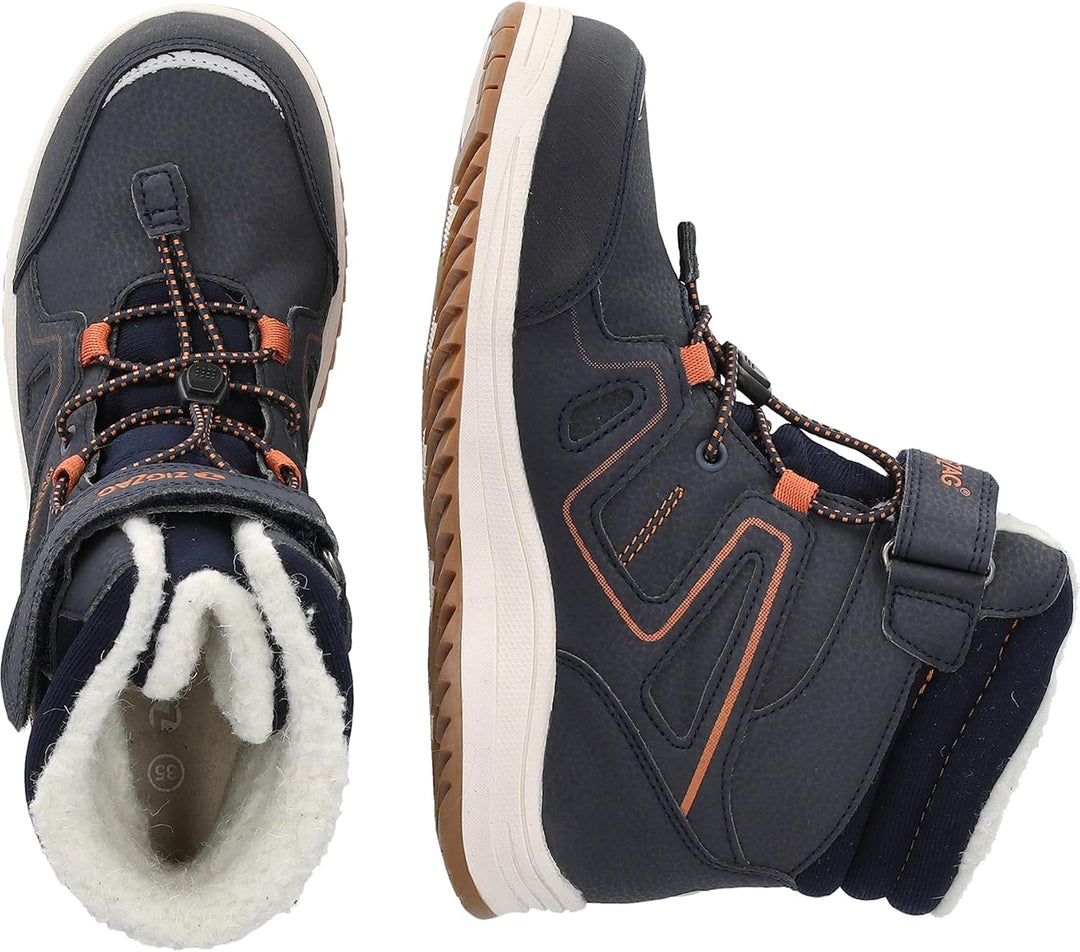 ZIGZAG Kinder Winterstiefel 'Rincet' mit Stabiler TPR-Laufsohle Robuster Winterstiefel mit wasserdic
