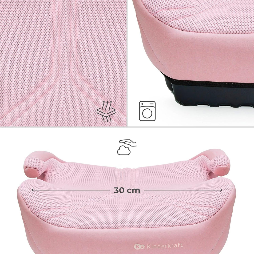 Kinderkraft I-BOOST 2 PRO, Sitz für Kinder von 125-150cm und im Alter von 6-12 Jahren, Isofix-Montag