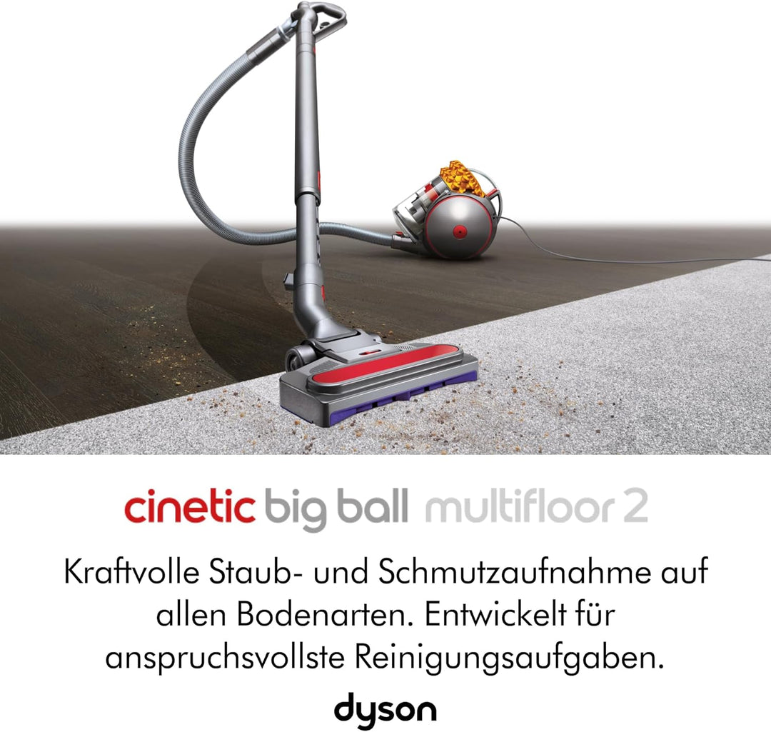 Dyson Cinetic Big Ball Multifloor 2 beutelloser Staubsauger (Inkl. pneumatischer Bodendüse und Kombi