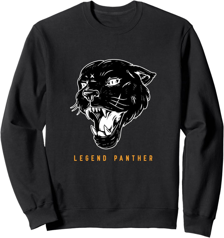 Cool Black Wild Panther Novelty Graphic Tees & Cool Designs Sweatshirt