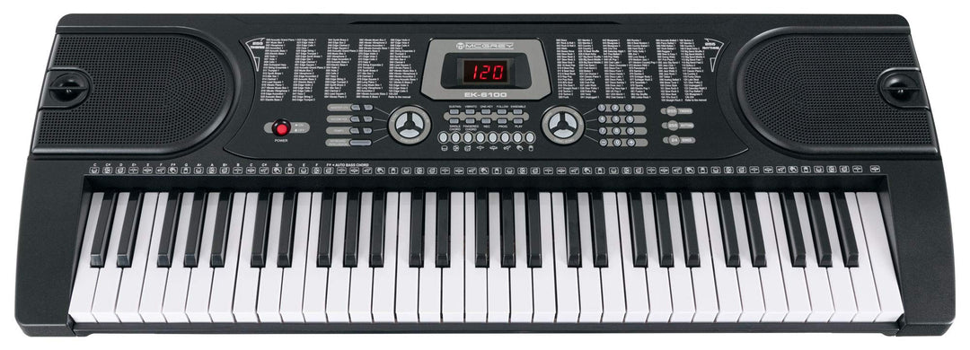 McGrey EK-6100 Keyboard - Einsteiger-Instrument mit 61 Tasten in Standardgrösse - 255 Klänge und Beg