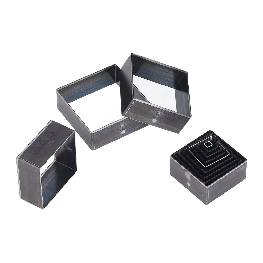 Leder Schneidwerkzeug, Quadratische Lederstanze 5 Mm Bis 60 Mm Stanze für Handgefertigtes DIY-Lederh