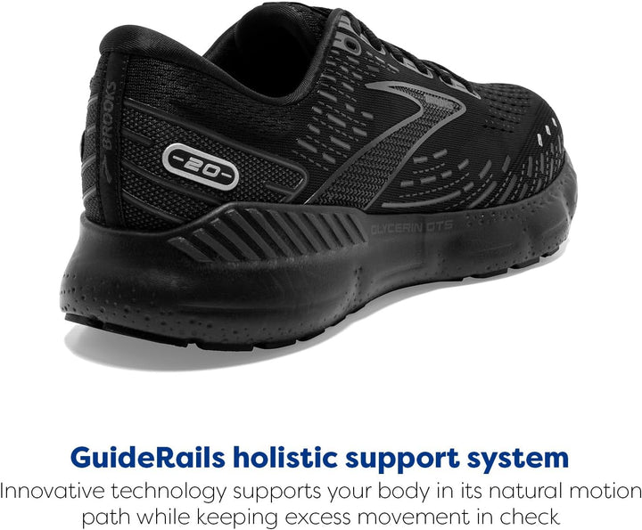 Brooks Ghost Gtx M, Herren Sportschuhe - Running 42.5 EU Schwarz Schwarz Ebenholz, 42.5 EU Schwarz S