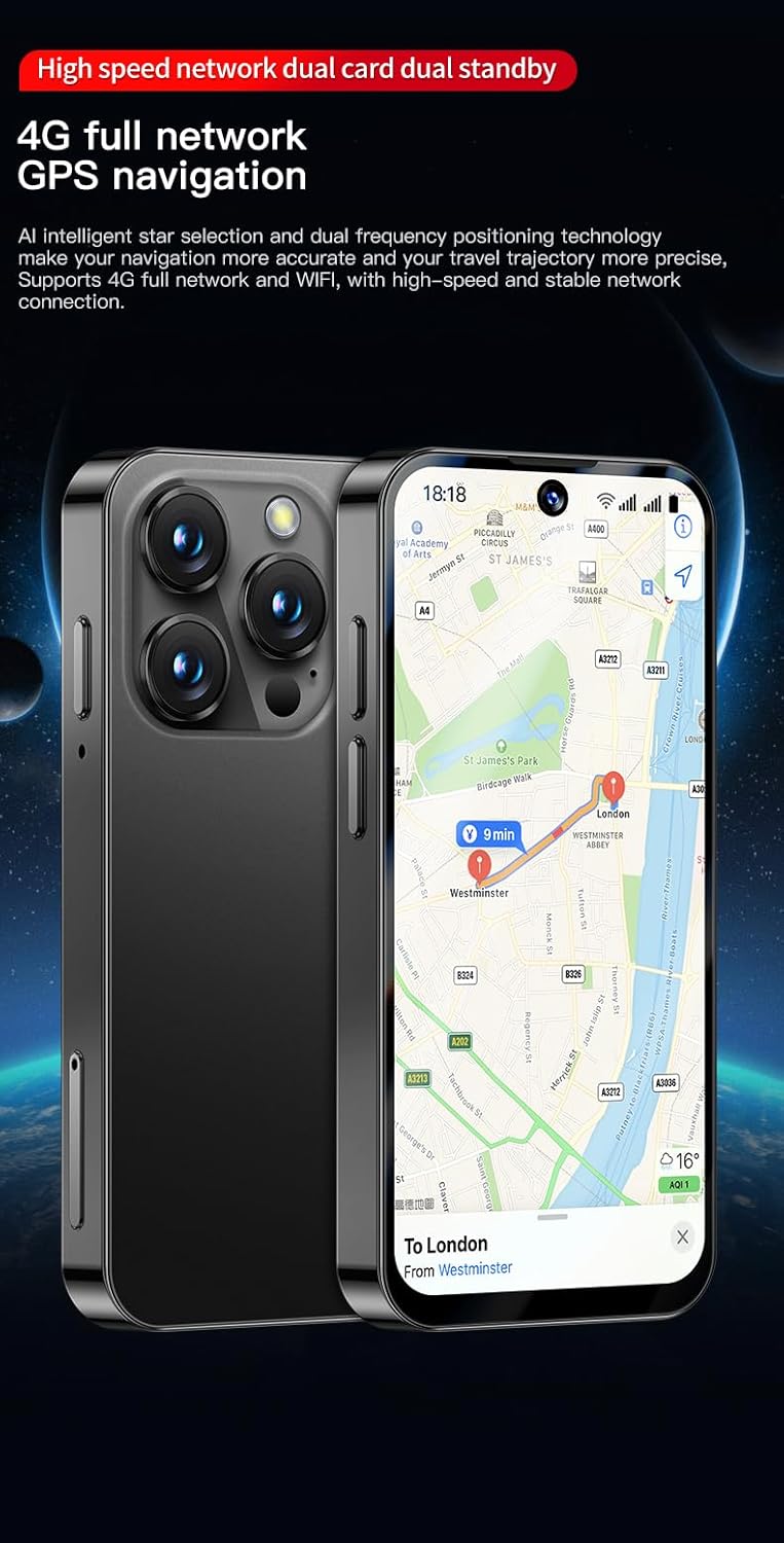 4G Mini-Smartphone (freigegeben), ideale Wahl für Kinder und Studenten, kleines Backup-Telefon in ho
