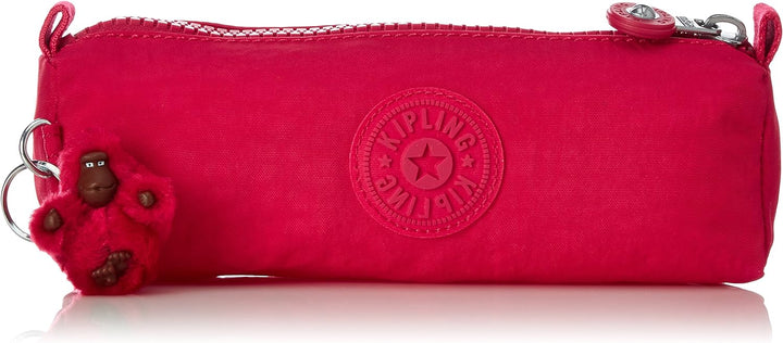 Kipling FASTER Schulrucksack, 7 Liter, True Pink + FREEDOM Federmäppchen, 1 Liter, True Pink True Pi