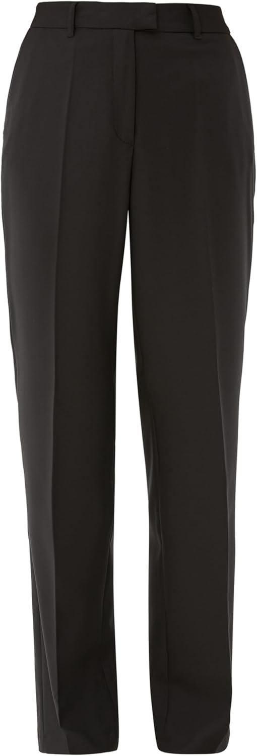 s.Oliver Regular: Hose aus Viskosecrêpe 32 9999_schwarz, 32 9999_schwarz