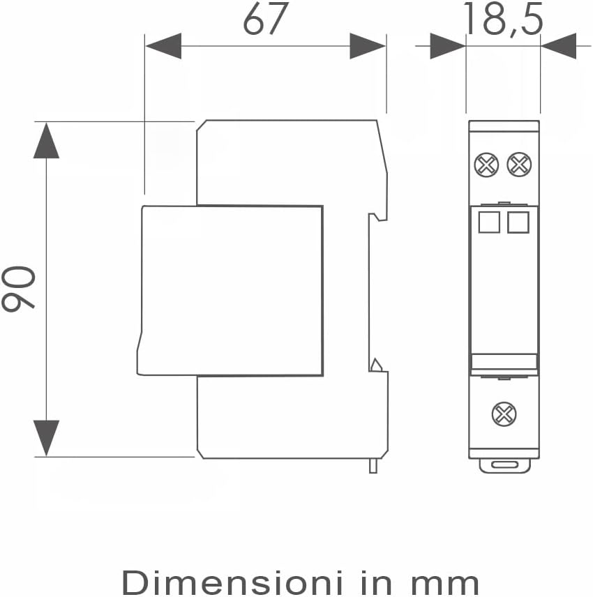 Arnocanali SS445.2C Enerpro Kompakt 2 Module, Referenzklasse T2 für Netzwerke Tt - Nr.