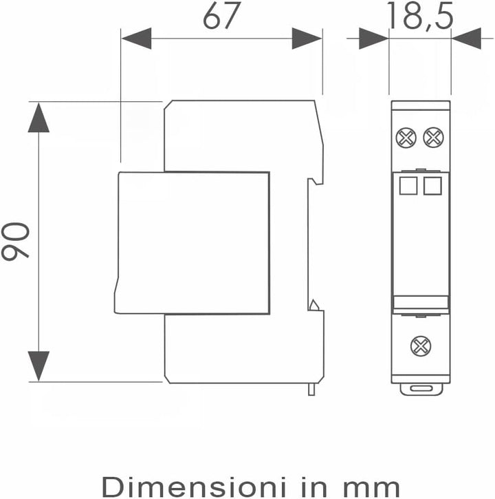 Arnocanali SS445.2C Enerpro Kompakt 2 Module, Referenzklasse T2 für Netzwerke Tt - Nr.