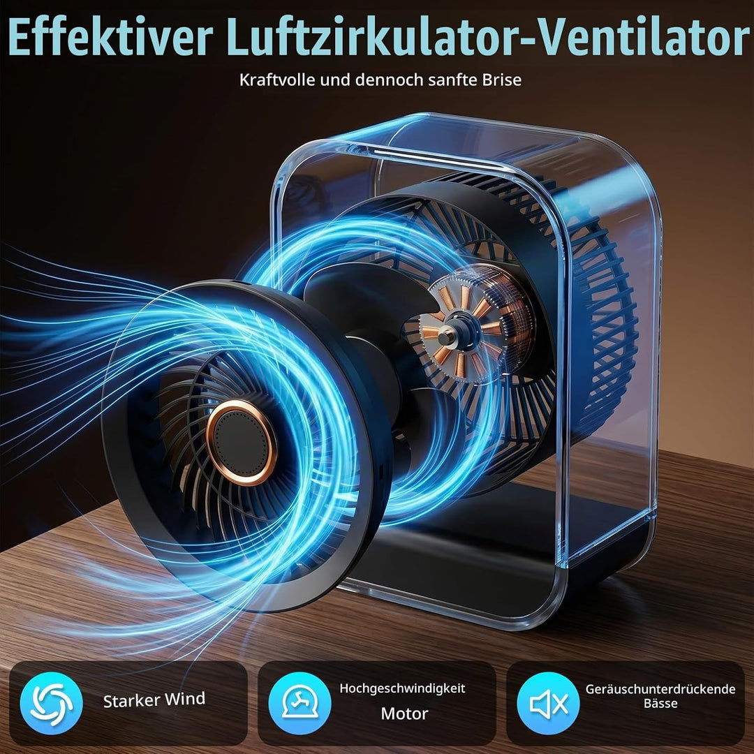 USB Ventilator Leise, Climatiseur Mobile, Rafraîchisseur d&