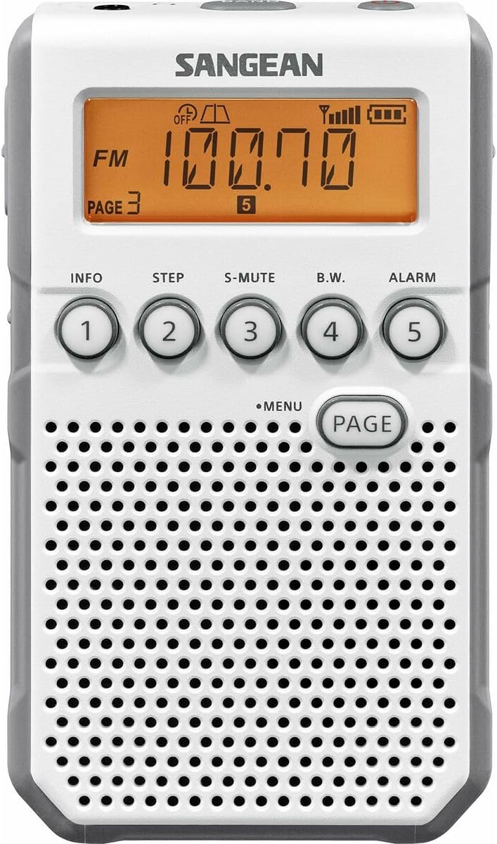Sangean DT 800 Weiss + BATT, Weiss