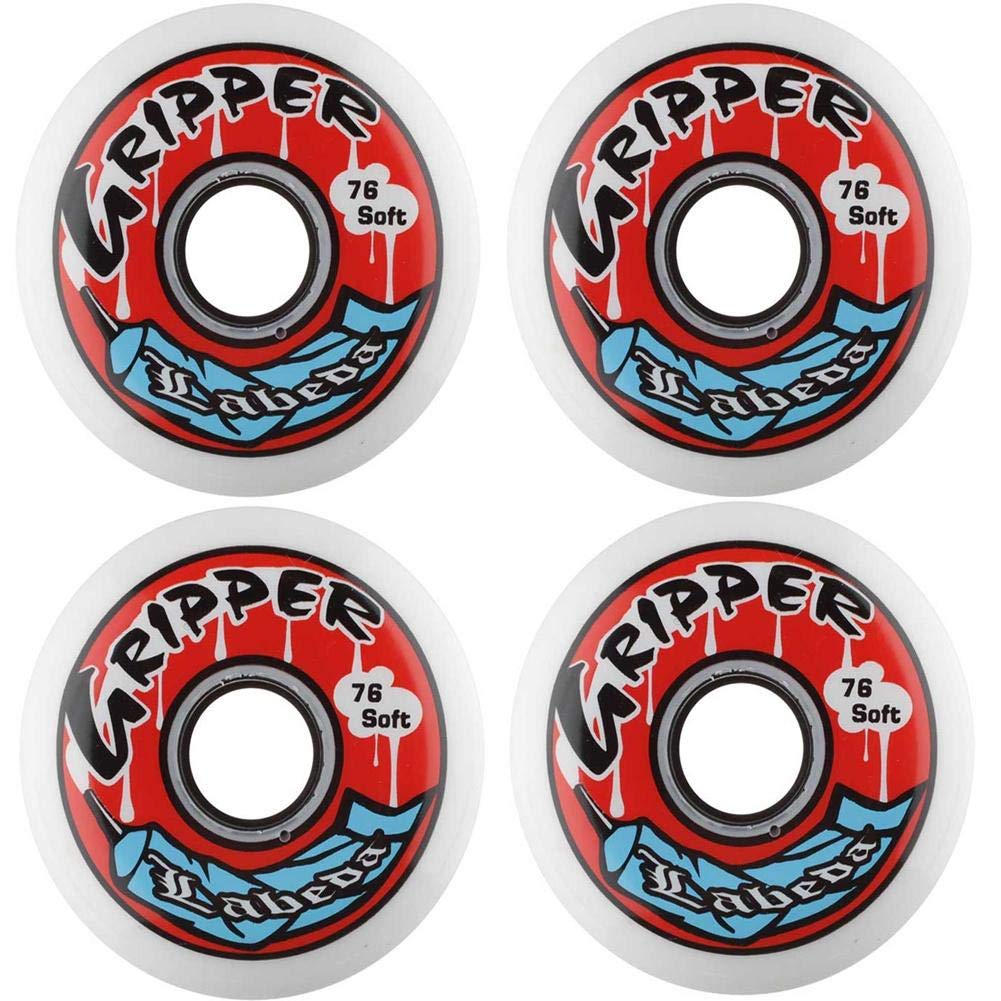 Labeda Gripper Inline-Hockeyrollen White/Black-Soft 72 mm, White/Black-Soft 72 mm